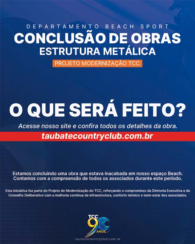 OBRA BEACH SPORTS – O QUE SERÁ FEITO